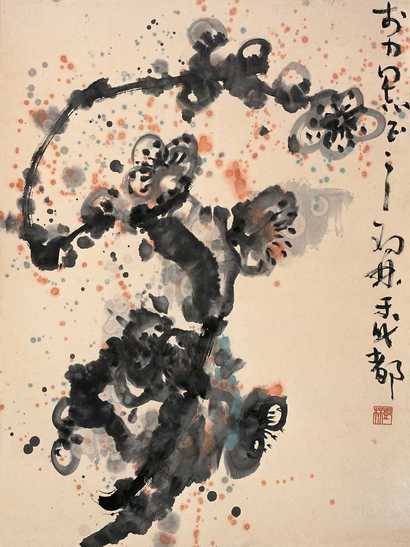 邓林 梅花 立轴